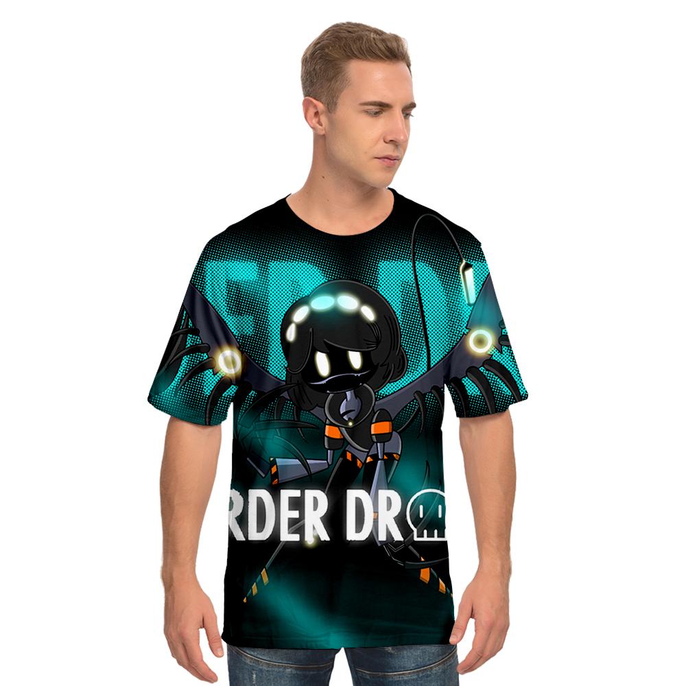 Murder Drones Anime Women Men's T-shirts Graphic Shirt Cartoon Printed O-Neck Oversized Short Sleeves Fashion Mens Clothing Streetwear