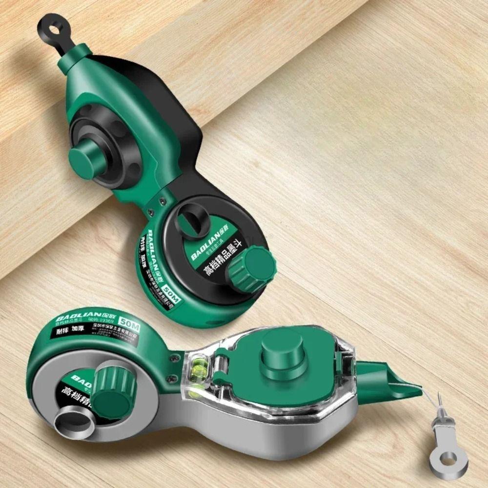 Hand-Operated Ground Marking Scriber Durable Woodworking Ink Fountain Carpenter