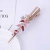 Headgear Spring And Summer High-End Hairpin, Women'S Adult Hairpin Alloy Paint Summer Disc Hair Ponytail Horn Clip