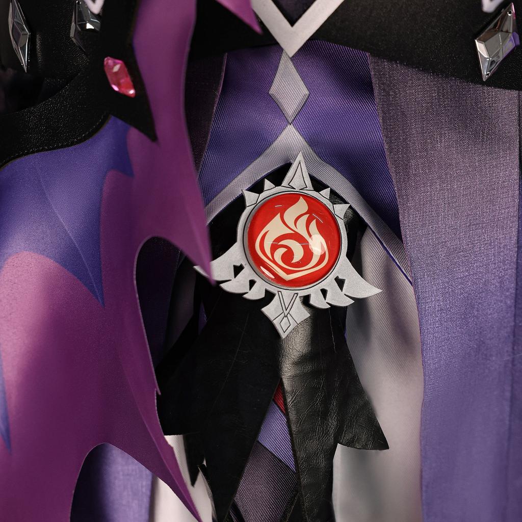 Costume Completo Cosplay di Durin, Outfit Gioco di Ruolo Bidimensionale Genshin Impact
