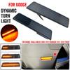 2PCS Turn Signal Side Marker Light For Dodge Challenger 2008-2014 For Dodge Charger 2011-2014 Sequential Flashing Dynamic LED