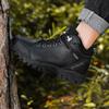 Winter Hiking Shoes Men High-top Warm Comfortable Sports Shoes Men Outdoor Anti-slip Lace-up Men Shoes Women