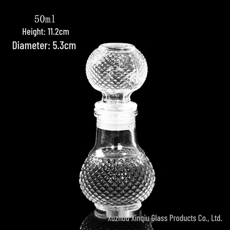 Creative Crystal Diamond Wine Decanter: 50ml-1000ml Transparent Red Wine Bottle