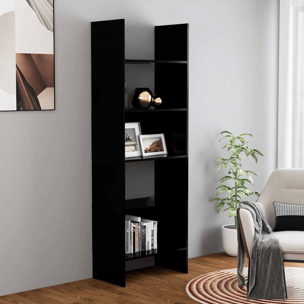 Bookshelf Black 60 x 35 x 180 cm Particleboard
