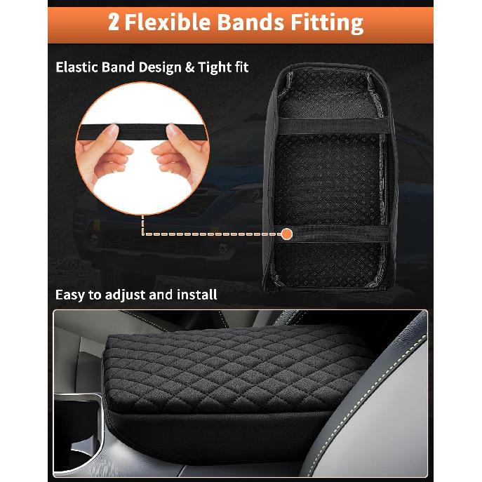 Shademax Center Console Cover For Subaru Outback -2025 2026 Accessories Armrest Cover Cushion Pad For Subaru Outback Wilderness/Base/Premium/Onyx