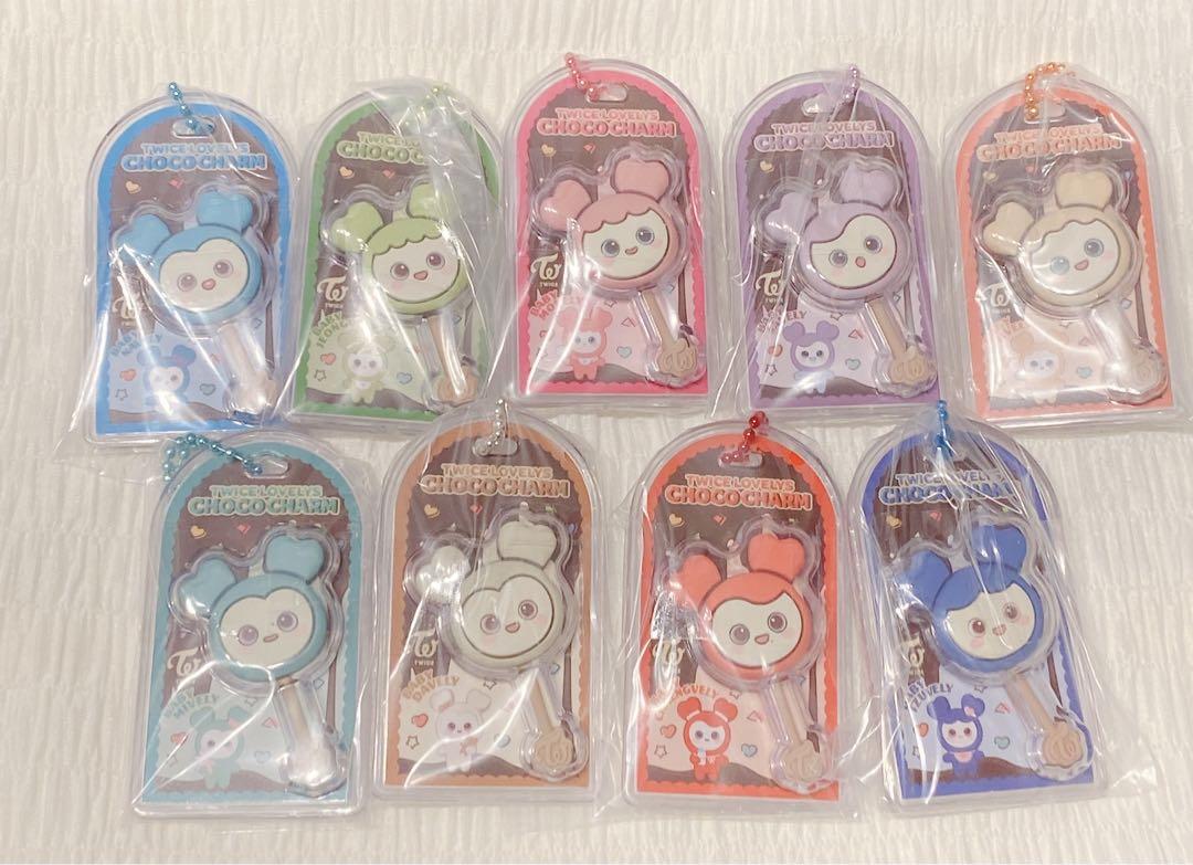 

[USED] TWICE LOVELYS Chocolate Covered Cookies & Charms 9 Types Complete