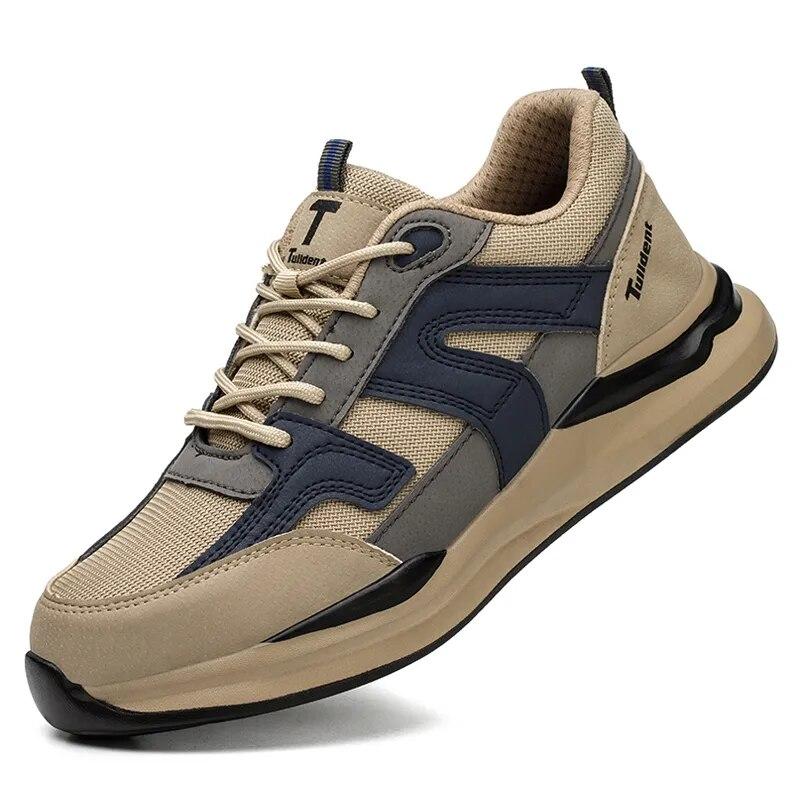 Pracovní tenisky Obuv s ocelovou špičkou Pánská bezpečnostní obuv Pracovní obuv odolná proti propíchnutí Boty Nezničitelná obuv Zabezpečení Lehká