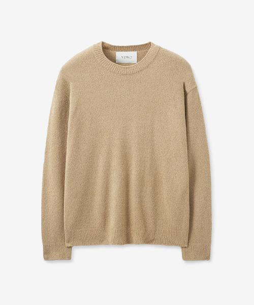 V2 Boucle Knit Sweater_Beige Beige/M