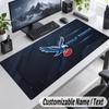 Custom Name Text Mouse Pad Crystal Palace Personalized Desk Pad For Work And Gaming