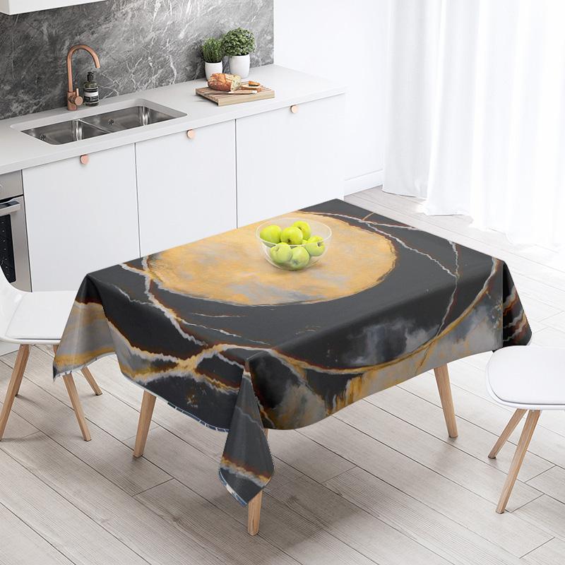 Nordic Minimalist Geometric Tablecloth Machine Washable Ins Style Dining Tablecloth Household Living Room Decorative