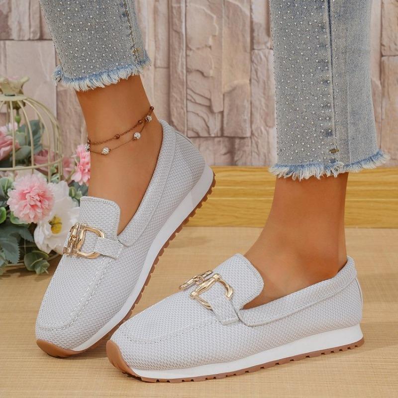 Autumn New Women's Casual Flat Bottom Vulcanized Shoes Female Retro Breathable Sport Slip On Vulcanized Shoes Zapatillas Mujer