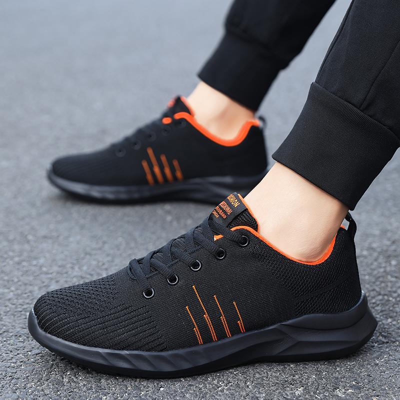 Модные мужские легкие сетчатые дышащие повседневные кроссовки Fly Outdoor для отдыха — фото 7