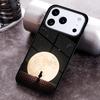 Anime Moon Cat Phone Case For iPhone 17 16 15 14 13 12 11 Pro Max Plus 17Air Soft Silicone Cover