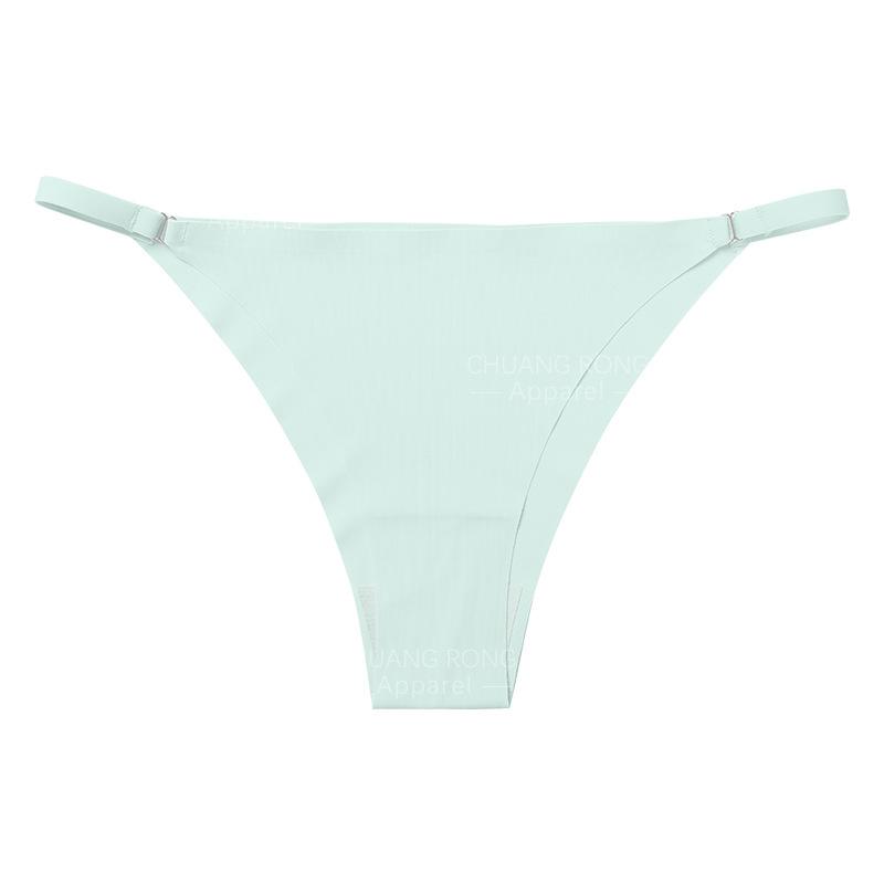 

Traceless ice silk comfortable and sexy underwear women s European and American sexy large size pregnant women breathable low-rise fitness briefs S светло-зеленый