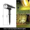 Solar Power Light Adjustable Light Temperature Solar Garden Light Outdoor Ip65 Solar Lamp Super Bright Solar Spotlight