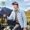 Мужская толстая пуховая куртка Jeanswest Life с воротником-стойкой и графеном