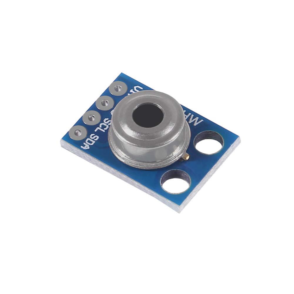 2 Pieces GY-906 MLX90614ESF Non-Contact Infrared Temperature Sensor Module IIC I2C Serial Power Supply 3-5 V Compatible with Arduino