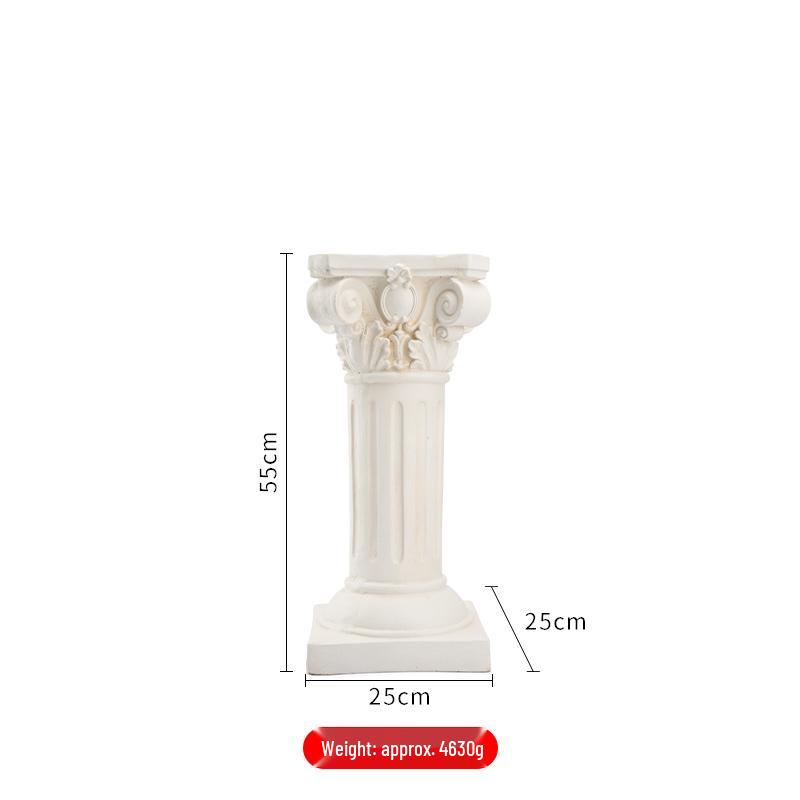 Europäischer Römischer Säulen Blumentopf: Retro Garten Hochzeitsdekoration Ornament