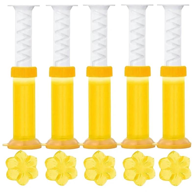 5/1PCS Toilet Cleaner Gel Deodorant Toilet Gel Air Freshener Aromatic Flower Fragrance Bathroom Deodorizer Household Clean Tools