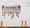 Eid DIY Decor Wooden Calendar Pendant Family Wedding Birthday Special Days Countdown Reminder Board For Christmas Gifts
