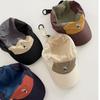 Color Block Baseball Cap Summer Vintage Cartoon Shadow Print Unisex for Men Women Casual Outdoor Sun Hat Lightweight Breathable