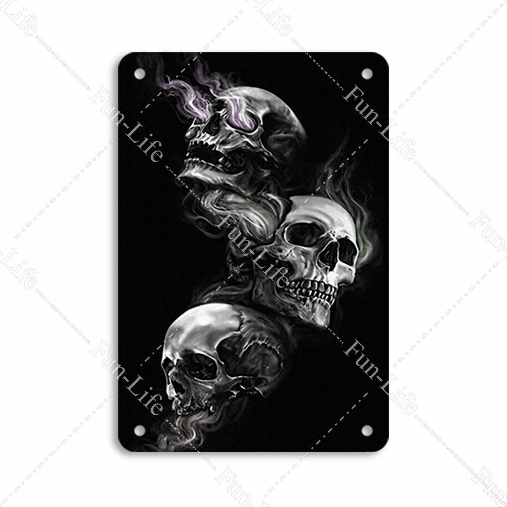 Easter Plaque Metal Tin Signs Shabby Chic Painting Poster Skeleton Vintage Wall Art Sticker Pub Bar Home Casino Decor 20x30 cm