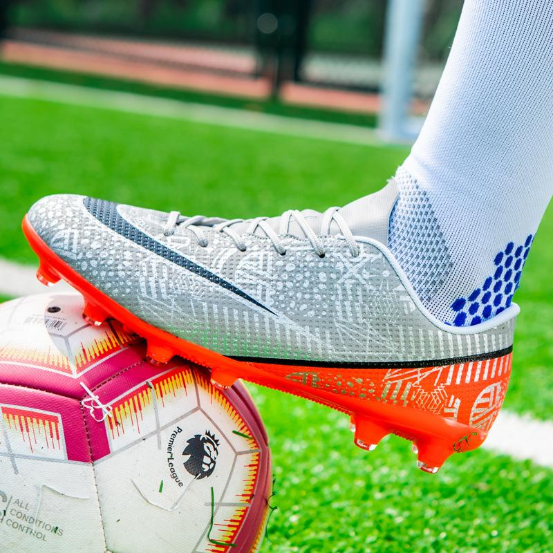 Football shoes men's x2 falcon broken nails tf training special children's ag long nails adult female students game shoes