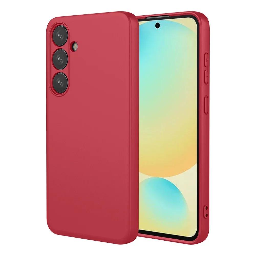 For Samsung Galaxy S26 S 26 S26Plus Plus + S26Ultra Ultra U Back Cover Coque Flexible Liquid Silicone TPU Case Carcase Coques