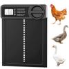 Automatic Chicken Coop Door Solar Powered with LCD Display, Automatic Chicken Door with Timer & Light Sensor - Remote Control
