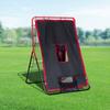 VEVOR Baseball And Softball Rebounder Net, 3.5 x 4.5 ft 2-in-1 Switch Hitter Pitch Trainer, PitchBack Baseball Pitching Return Trainer Nest