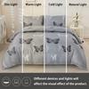 3pcs Butterfly Print Duvet Cover Set Soft Skin-Friendly Bedding Set Includes 1 Duvet Cover And 2 Pillowcases