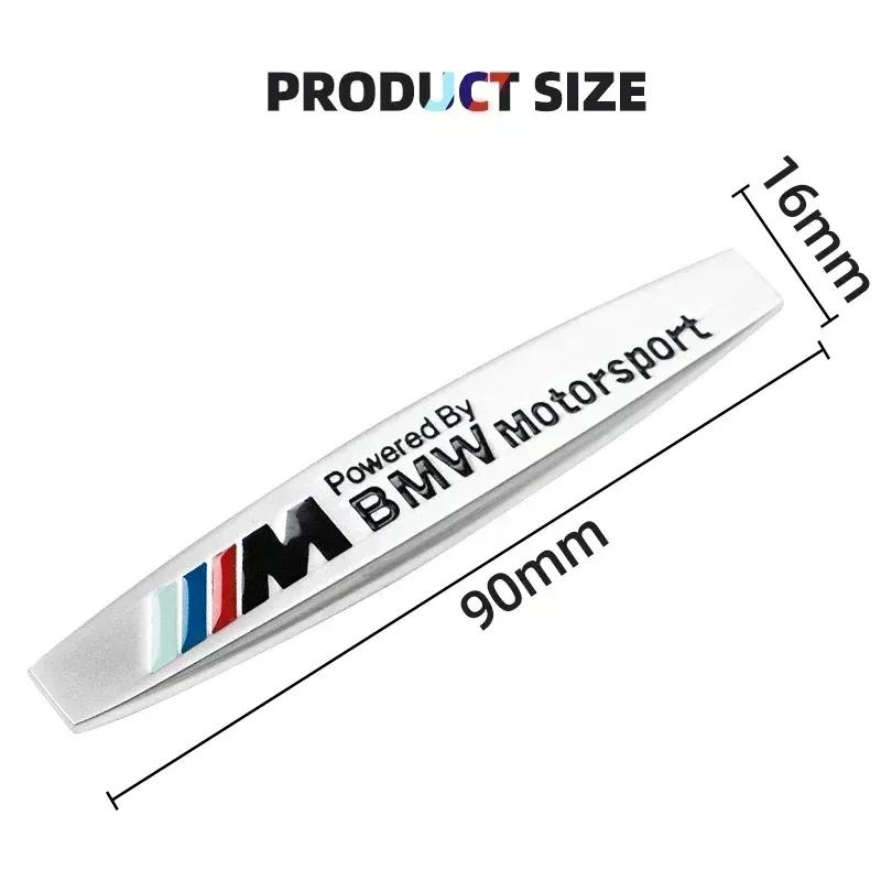 Car Motorsport Emblem Sticker Metal Stickers For BMW M 3 5 7 Series E46 E90 E60 F10 X3 X4 X5 X6 E52 E64 E91 E83 E84 E52 E89