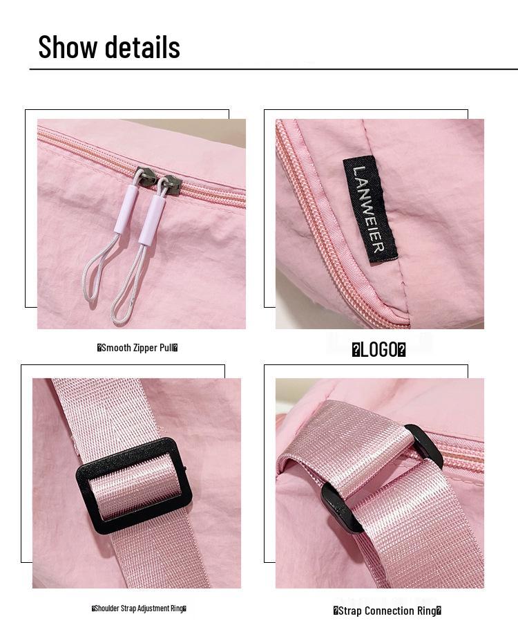 Women's 2025 Trendy Large Capacity Crossbody Pillow Bag – Versatile Casual Travel Shoulder Bag