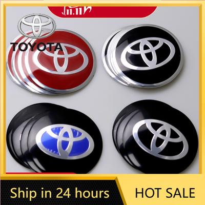 Für Toyota 2026 Neue Radkappen 4 Stück Auto-Radnabenabdeckung Aluminium Metall Logo Aufkleber Für Toyota Corolla Camry Rav4 Yaris Hilu