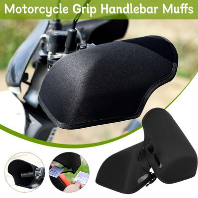 Motorcycle Handlebar Muffs Electric Vehicle Sun Protection Gloves Mittens Windproof Hand Covers Waterproof Grip Accessories