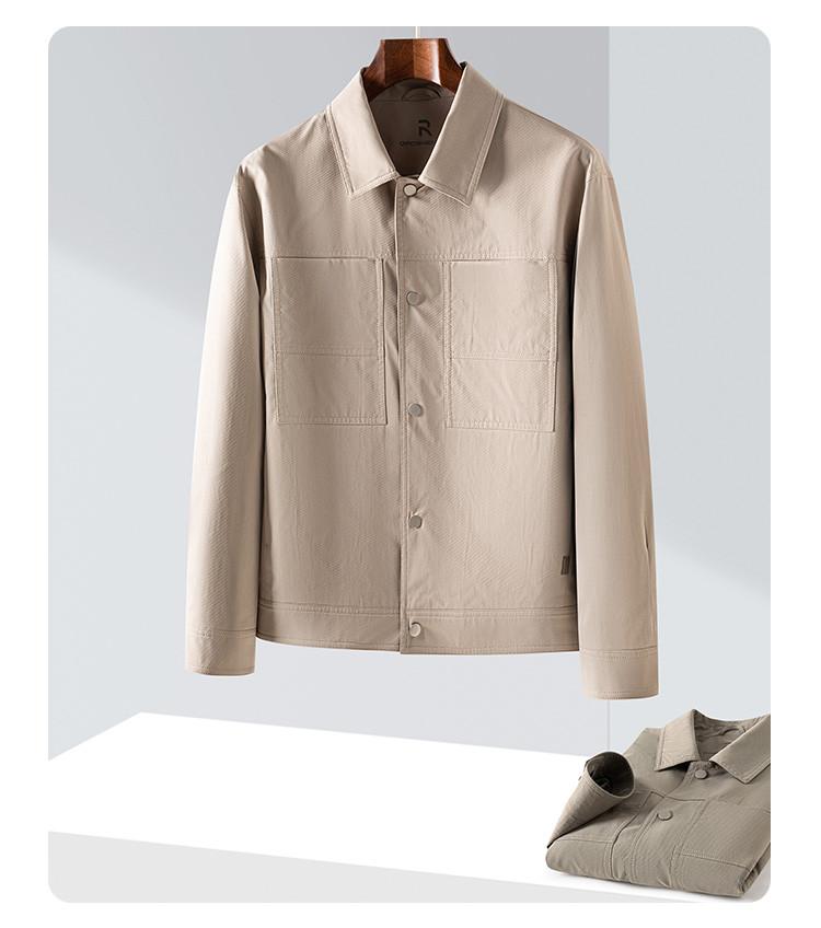 [Diagonal Thickening] Rainproof and Windproof Jacket for Men's Casual Jacket