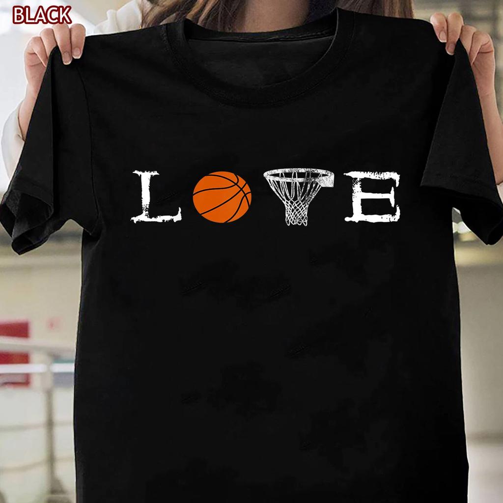 Basketball Love Baller Basket Playing Basketball Sports T-shirt for Women Men