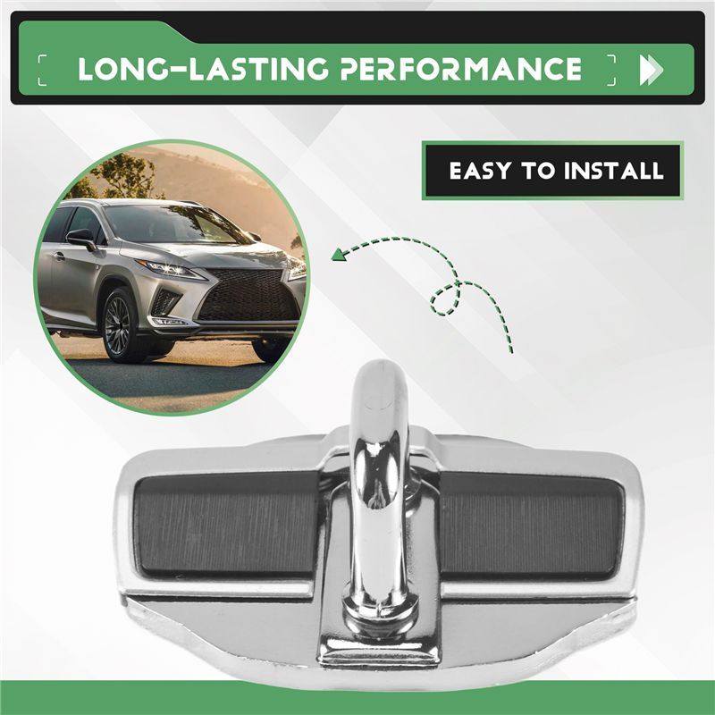 Reliable-Car TRD Door Lock Buckle Upgraded Stabilizer Cover Latches Stopper For-Lexus-Toyota Series Eliminate Abnormal Space