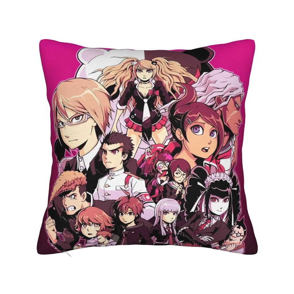 Pillow Cover Anime Danganronpa Kawaii Morden Pillow Case For Living Room Chair Pillowcases