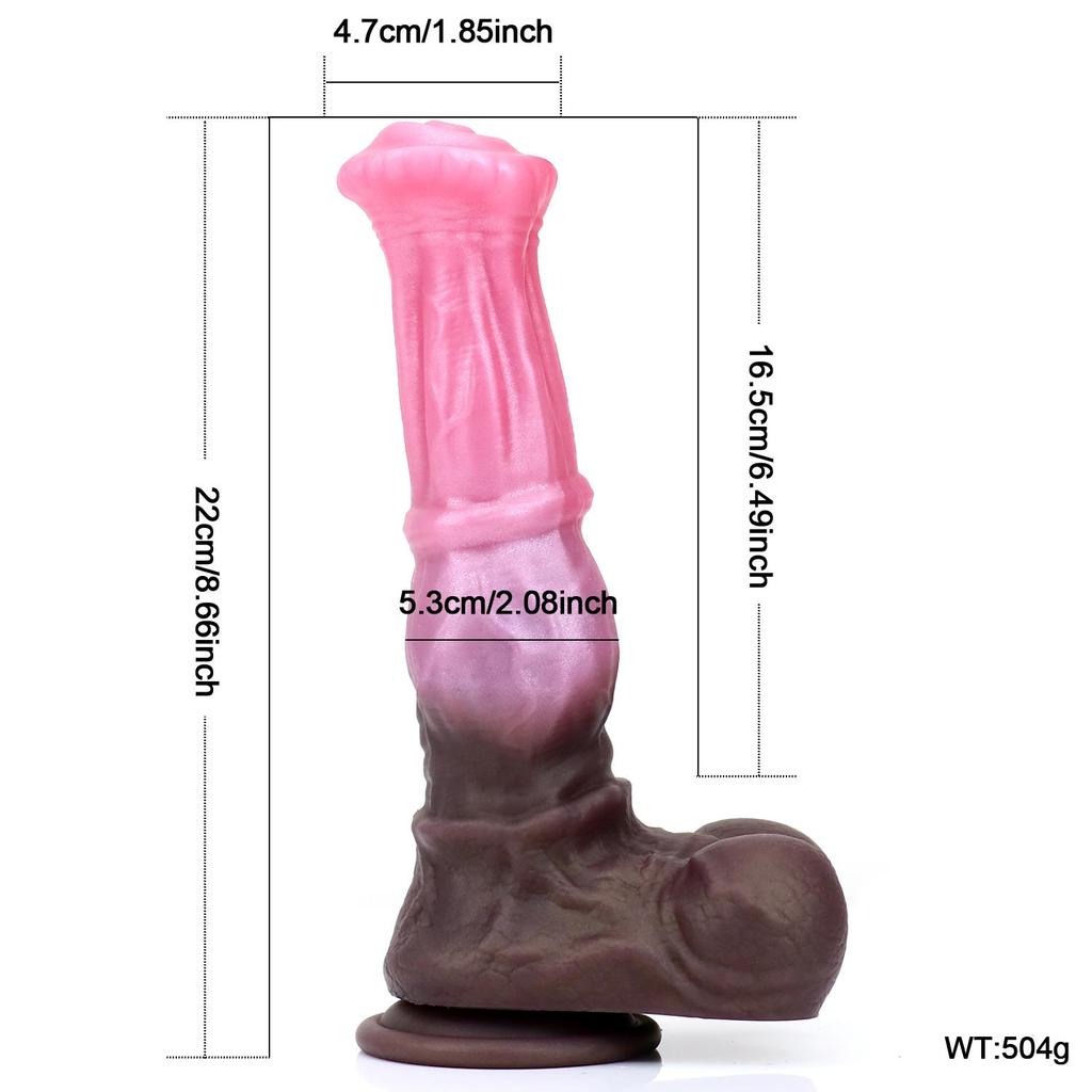 Silicone Large Anal Plug Dildo With Dog Knot Soft Silicone Female Sex Toys Vaginal Anus Stimulation Erotic Masturbators