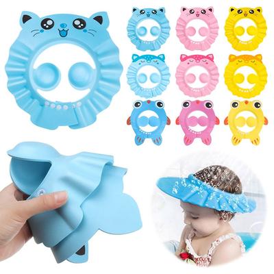 Kids Adjustable Eye Protection Portable Baby Shower Caps Shampoo Hat Bath Visor Wash Hair Shield