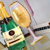 Wine Bottle & Glass Balloon Party Decoration for Birthdays