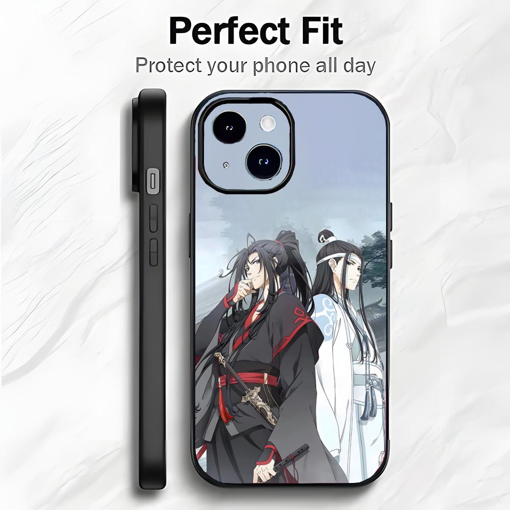 Fantasy Chinese Anime M-Mo Dao Zu Shi Phone Case Phone Case Soft Packaging Lightweight For iPhone17 16 15 14 13ProMax
