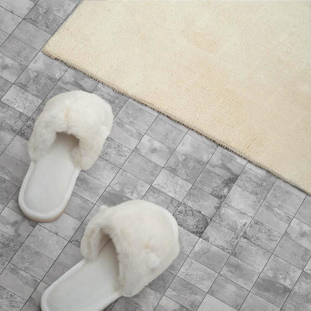 PVC Tiles with Motif Easy Decoration for Dining Room Stone Tile Pattern 6X60X30 Cm