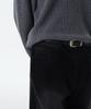 Musinsa Standard Big Brush Wide Corduroy Pants [Black]