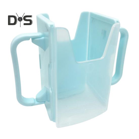 Juice Box Holder for Toddlers Anti-Squeeze Cup Holder with Handle Adjustable Milk Carton Stand Spill-Proof Kids Pouch Holder Lightweight Portable