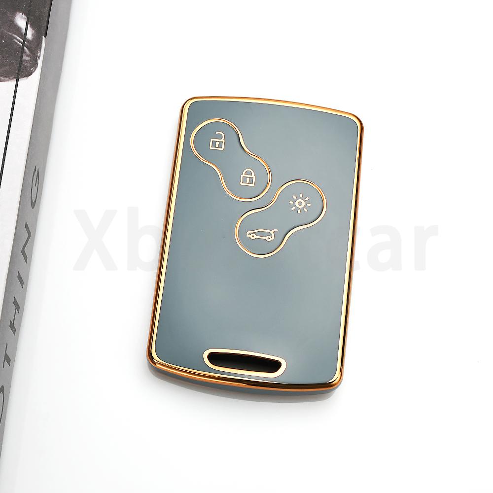 Fashion Tpu Car Remote Key Cover Case For Renault Fluence Zoe Scenic Captur Clio Laguna Koleos Megane Card Keyless Shell Fob