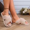Stylish Non-Slip Open-Toe Couple Slippers for Spring and Autumn