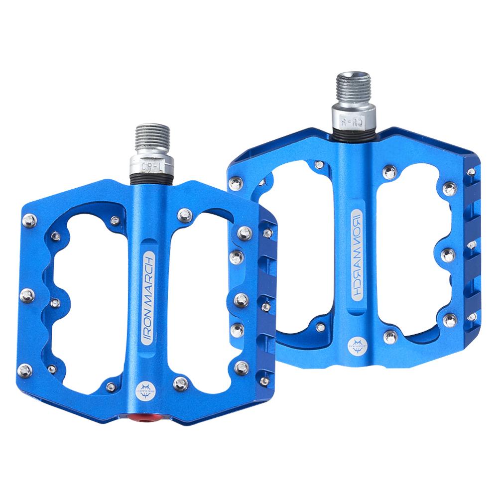 ALNC-527 Ultralight for Aluminum Alloy 6061 96x101x18mm Road/MTB/E-Bike/BMX Pedals with 3 Bearings Pedal синий