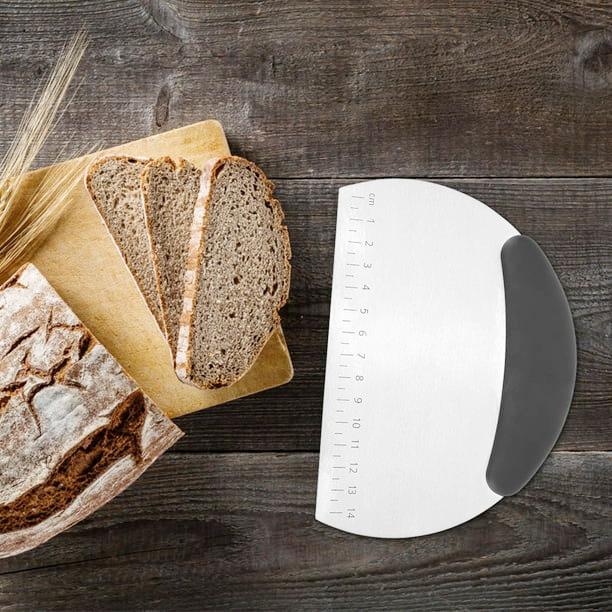 Stainless Steel Faceted Dough and Pastry Cutter with Scale